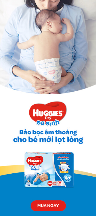 Dòng tã sơ sinh Huggies